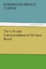 The Life and Correspondence of Sir Isaac Brock by Ferdinand Brock Tupper