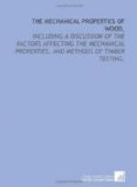 The Mechanical Properties of Wood by 