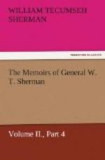 The Memoirs of General W. T. Sherman, Volume II., Part 4 by William Tecumseh Sherman