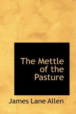 The Mettle of the Pasture by James Lane Allen