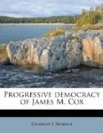 The Progressive Democracy of James M. Cox by 