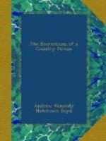 The Recreations of a Country Parson by Andrew Kennedy Hutchison Boyd