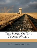 The Song of the Stone Wall by Helen Keller