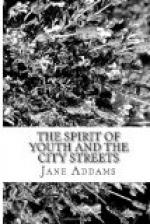 The Spirit of Youth and the City Streets by Jane Addams