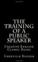 The Training of a Public Speaker by 