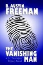 The Vanishing Man by R Austin Freeman