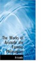 The Works of Aristotle the Famous Philosopher by Aristotle