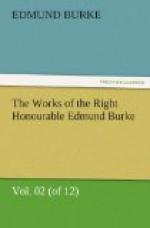 The Works of the Right Honourable Edmund Burke, Vol. 02 (of 12)