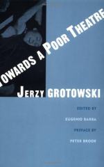 Towards a Poor Theatre by Jerzy Grotowski