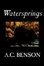 Watersprings by A. C. Benson