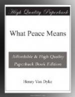 What Peace Means by Henry van Dyke
