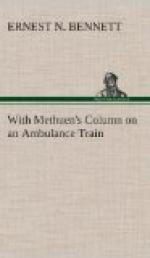 With Methuen's Column on an Ambulance Train by 