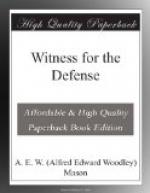 Witness for the Defense by A. E. W. Mason